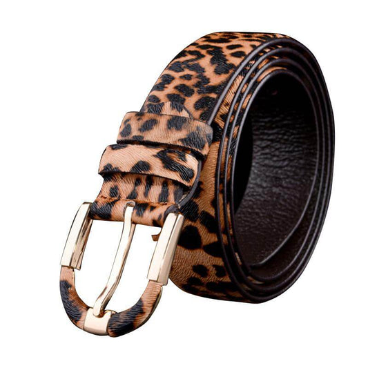 Men Leopard Dress Belt - Beltbuy Store