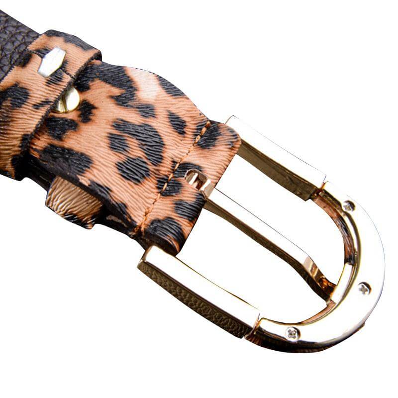 Men Leopard Dress Belt - Beltbuy Store