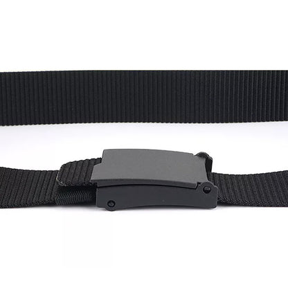 Men Nylon Canvas Tactical Waist Belt With Plastic Buckle - Beltbuy Store