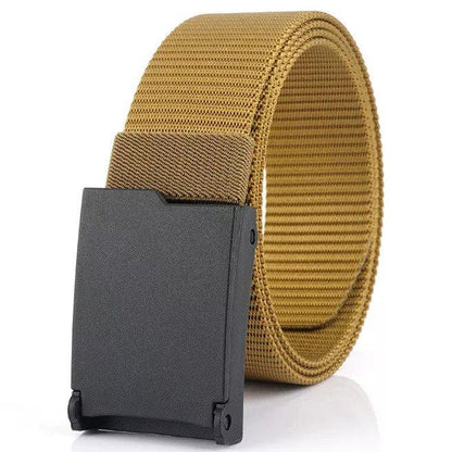 Men Nylon Canvas Tactical Waist Belt With Plastic Buckle - Beltbuy Store