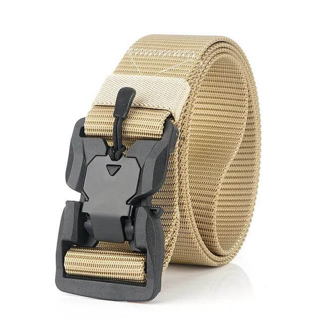 Men Tactical Belt Web Belt Heavy-Duty Quick-Release Metal Buckle Military Use - Beltbuy Store