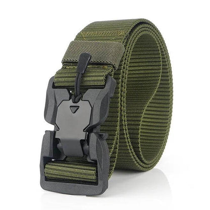 Men Tactical Belt Web Belt Heavy-Duty Quick-Release Metal Buckle Military Use - Beltbuy Store