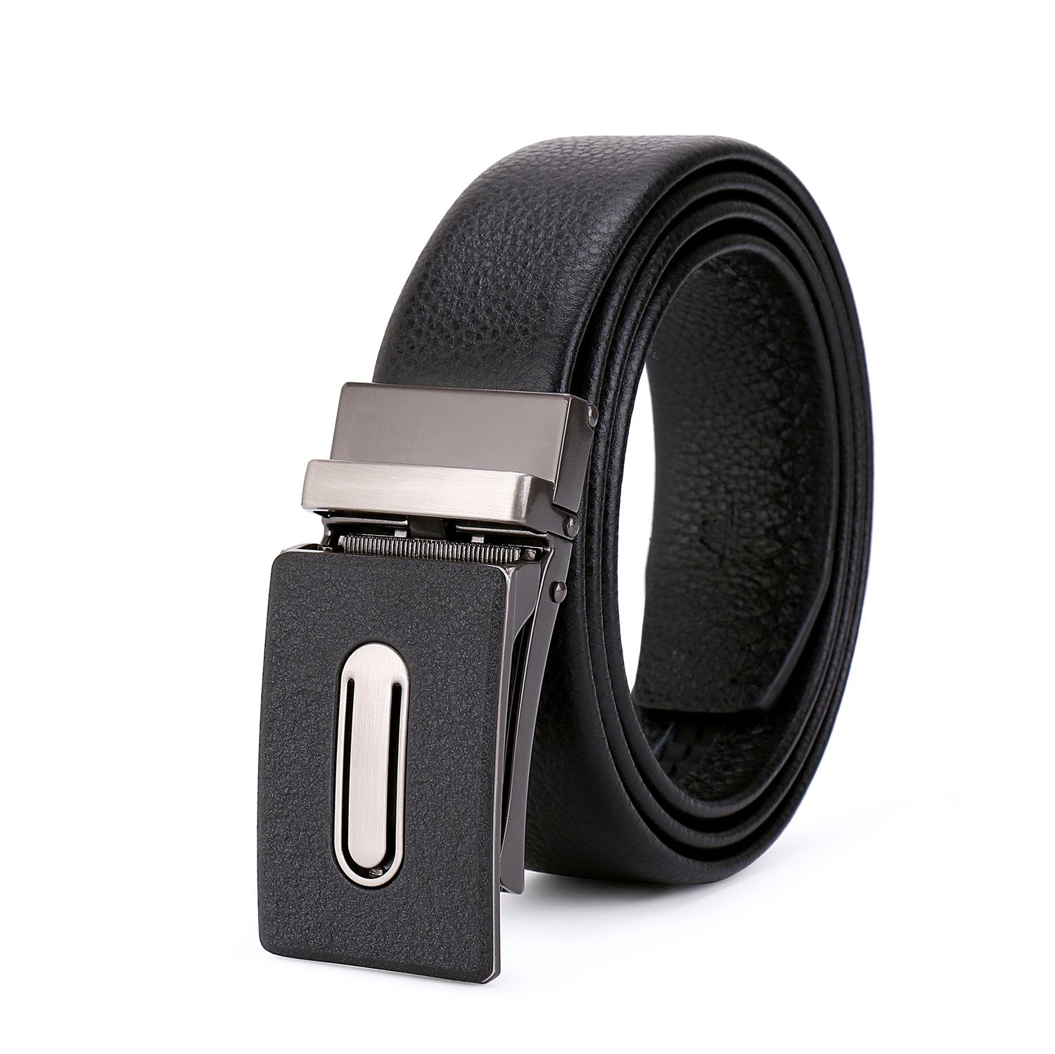 Full Grain Men's Leather Belt Sliding Buckle - Beltbuy Store