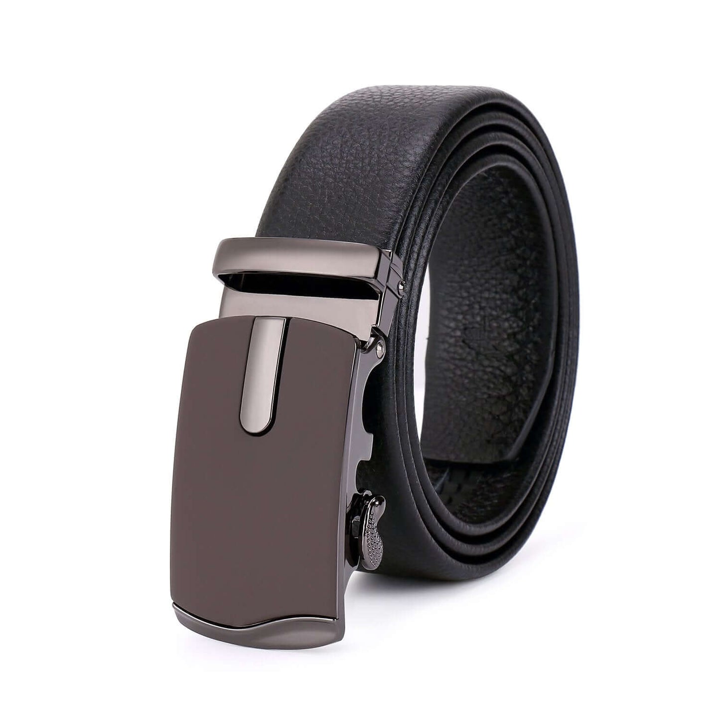 Mens Black Leather Slide Belt High Quality - Beltbuy Store