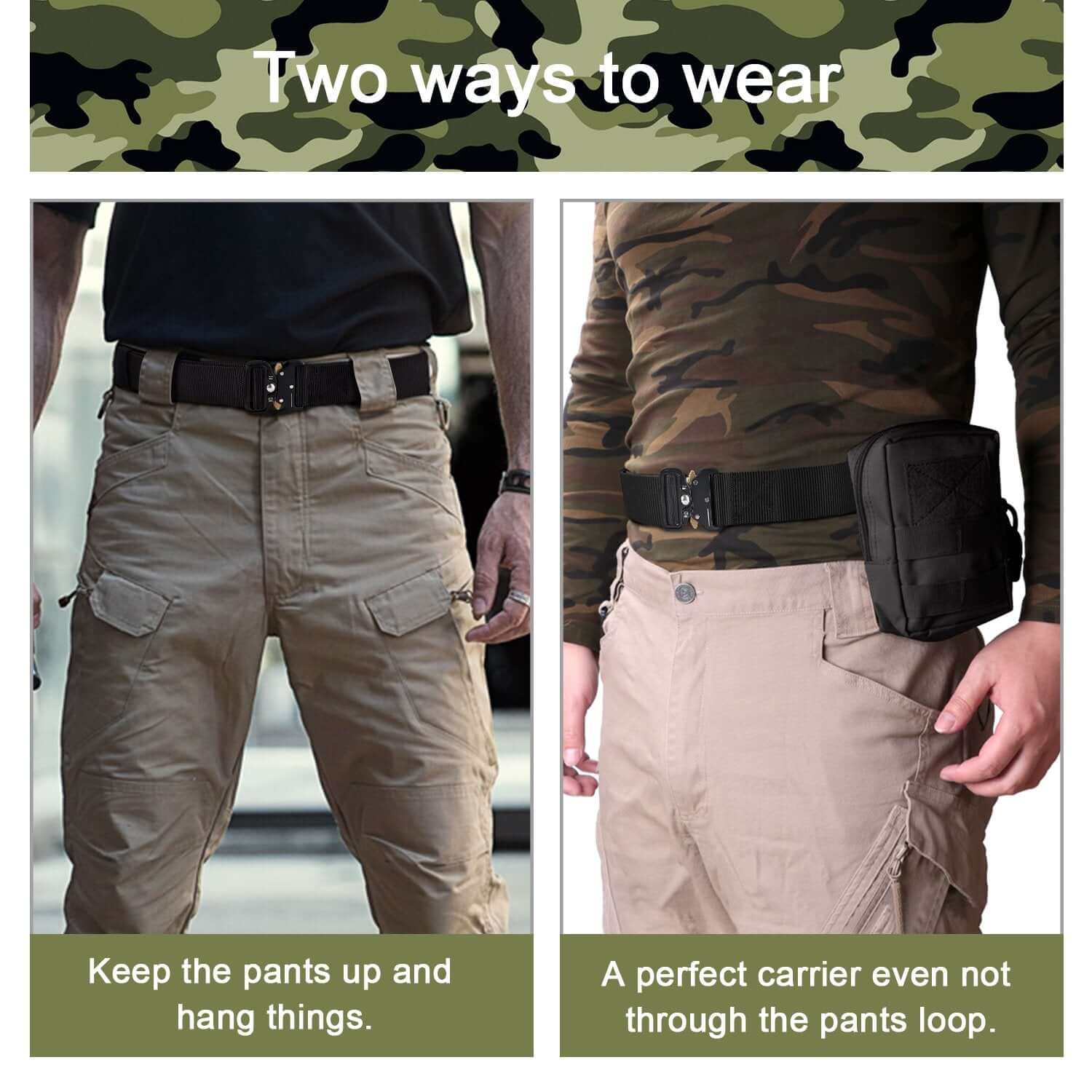 Men's Tactical Belt Heavy Duty Adjustable Military Webbing Belt - Beltbuy Store