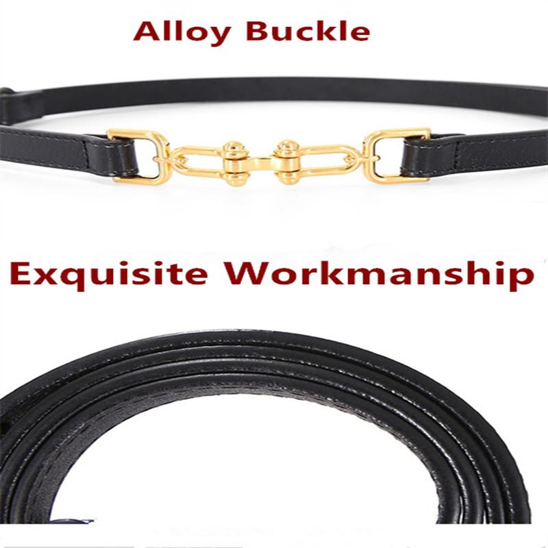 Women Skinny Leather Waist Belt For Dress Adjustable Thin Waist Belt for Lady - Beltbuy Store